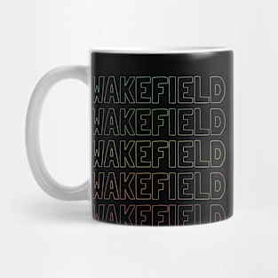 Wakefield Name Pattern Mug